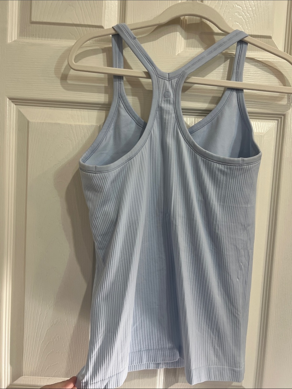 12. Lululemon Ebb to Street Tank Top Blue size 10 - Picture 10 of 12